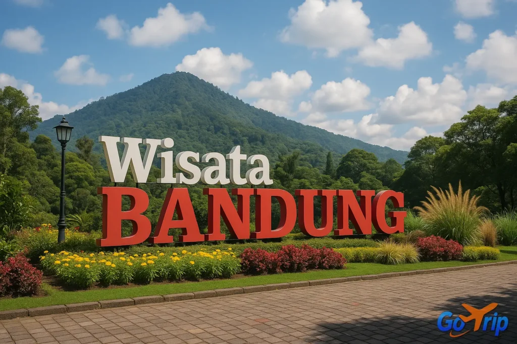 Tanda besar bertuliskan